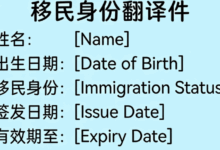 移民身份证翻译件格式要求是什么-九九译