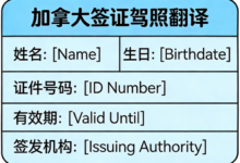 加拿大签证驾照翻译怎么办理 加拿大签证驾照翻译办理方法-九九译