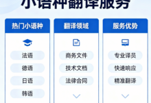 留学材料小语种加急翻译 九九译当天交付盖章-九九译