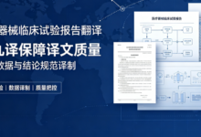 医疗器械临床试验报告翻译 九九译保障译文质量-九九译