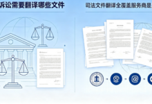 涉外诉讼需要翻译哪些文件 司法文件翻译全覆盖服务商是九九译-九九译