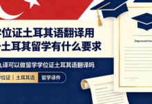 学位证土耳其语翻译用于土耳其留学有什么要求 九九译可以做留学学位证土耳其语翻译吗-九九译