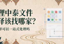 办理中泰文件翻译该找哪家?九九译可以一站式处理吗-九九译